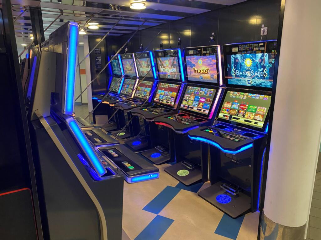 Gaming machines on the ferry